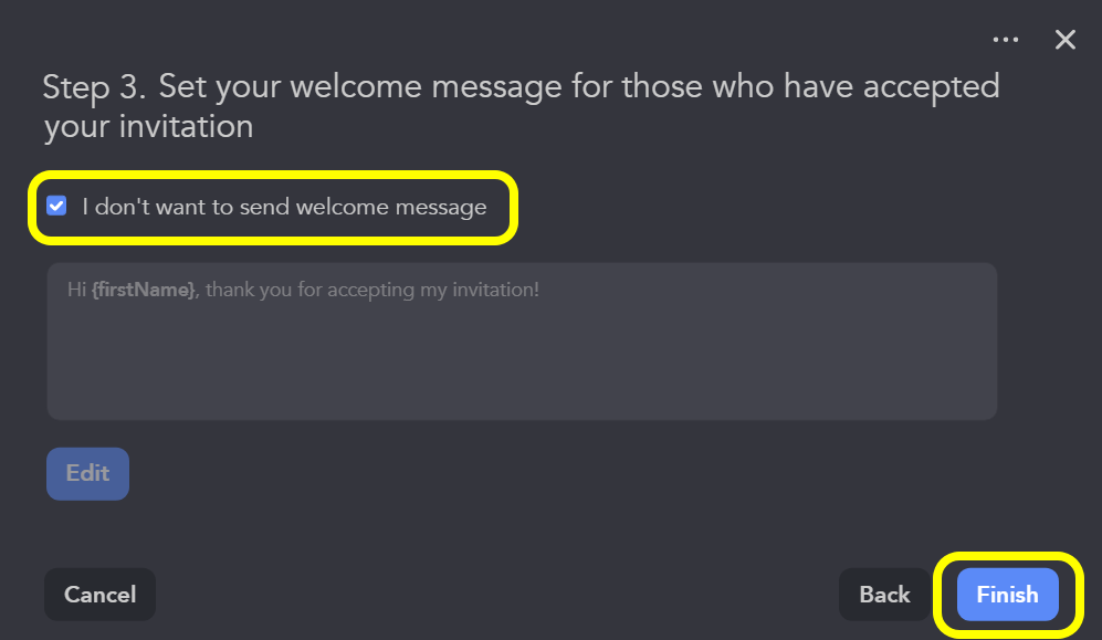 Invite and reach out via LinkedIn and email template – Linked Helper