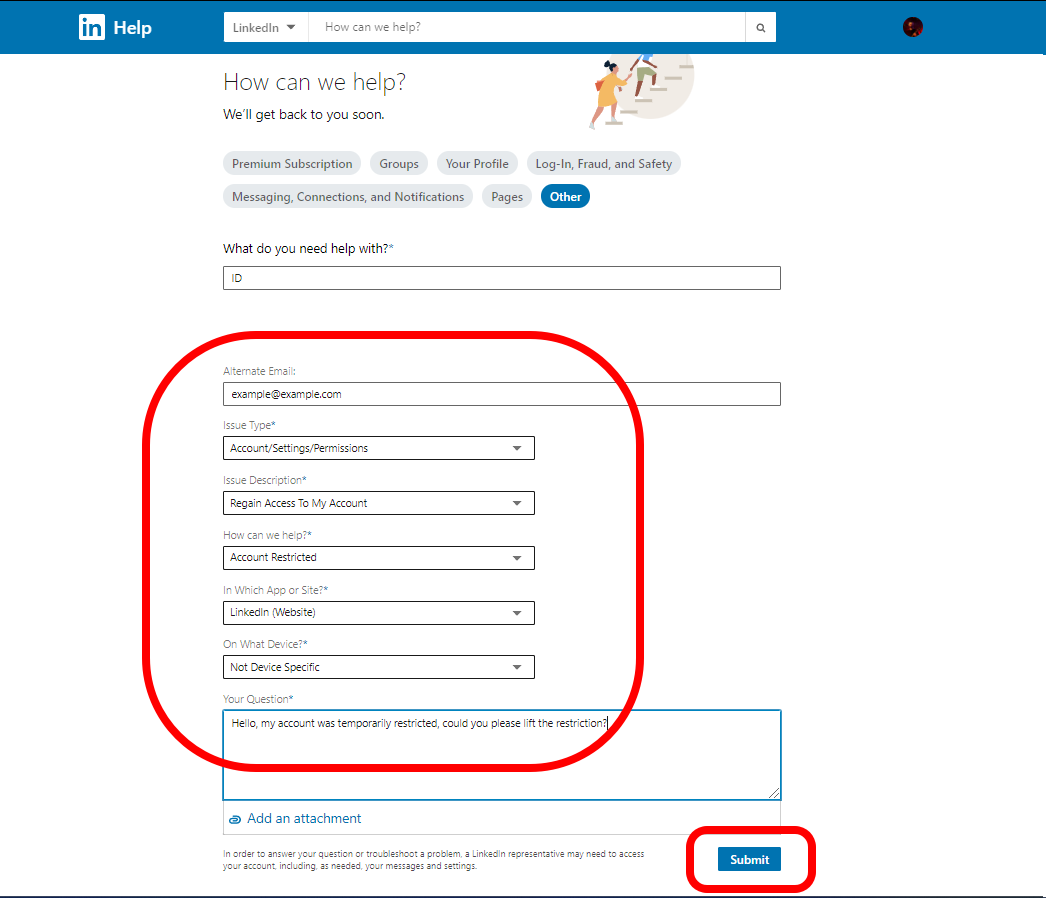 How to contact LinkedIn support directly – Linked Helper