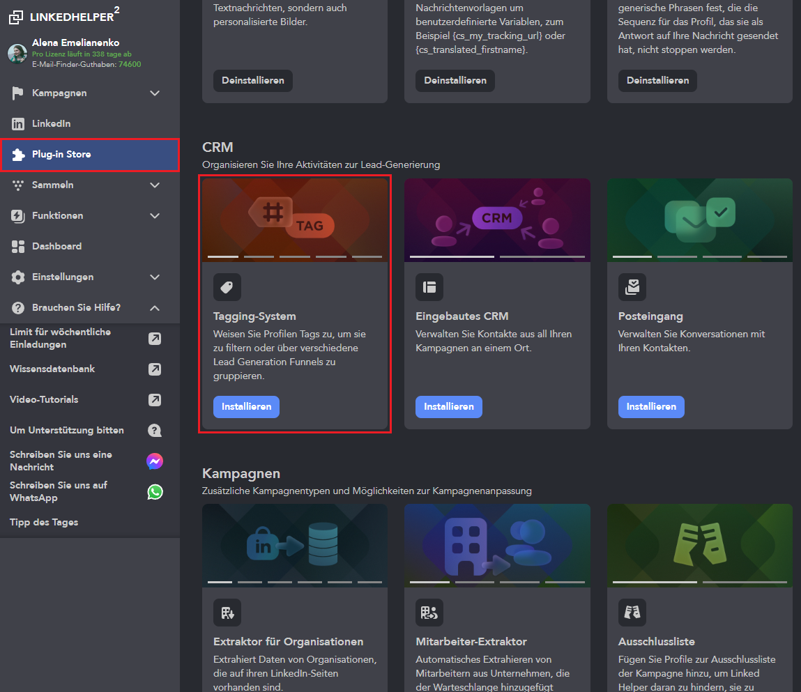 Tagging-System-Plug-in – Wissensdatenbank