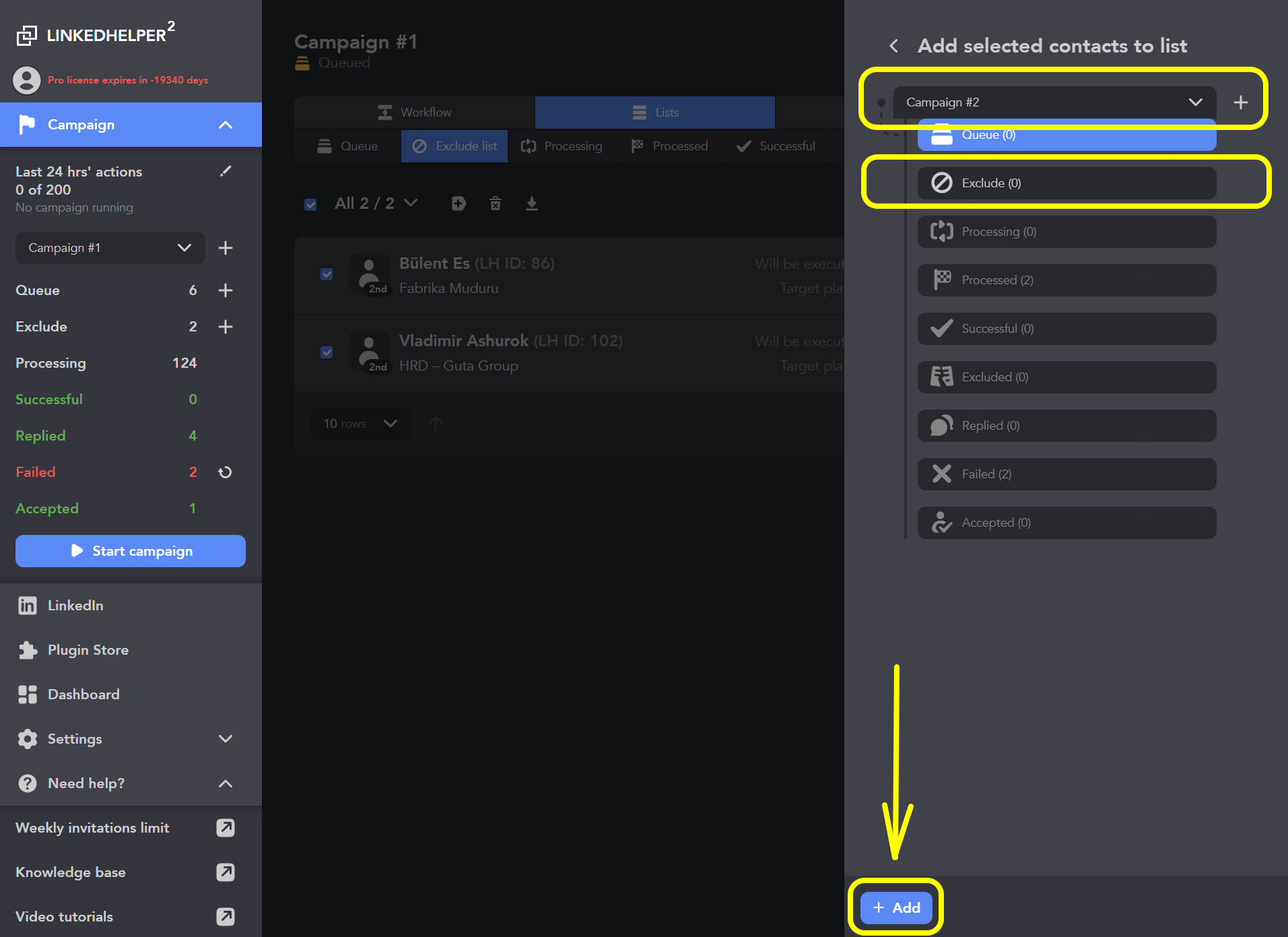 Add a second server list row – Discord