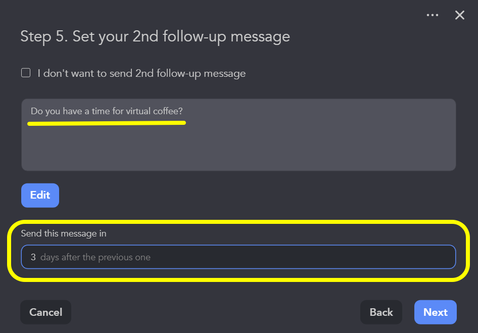 How to warmup, invite, and followup 2nd and 3rddegree connection