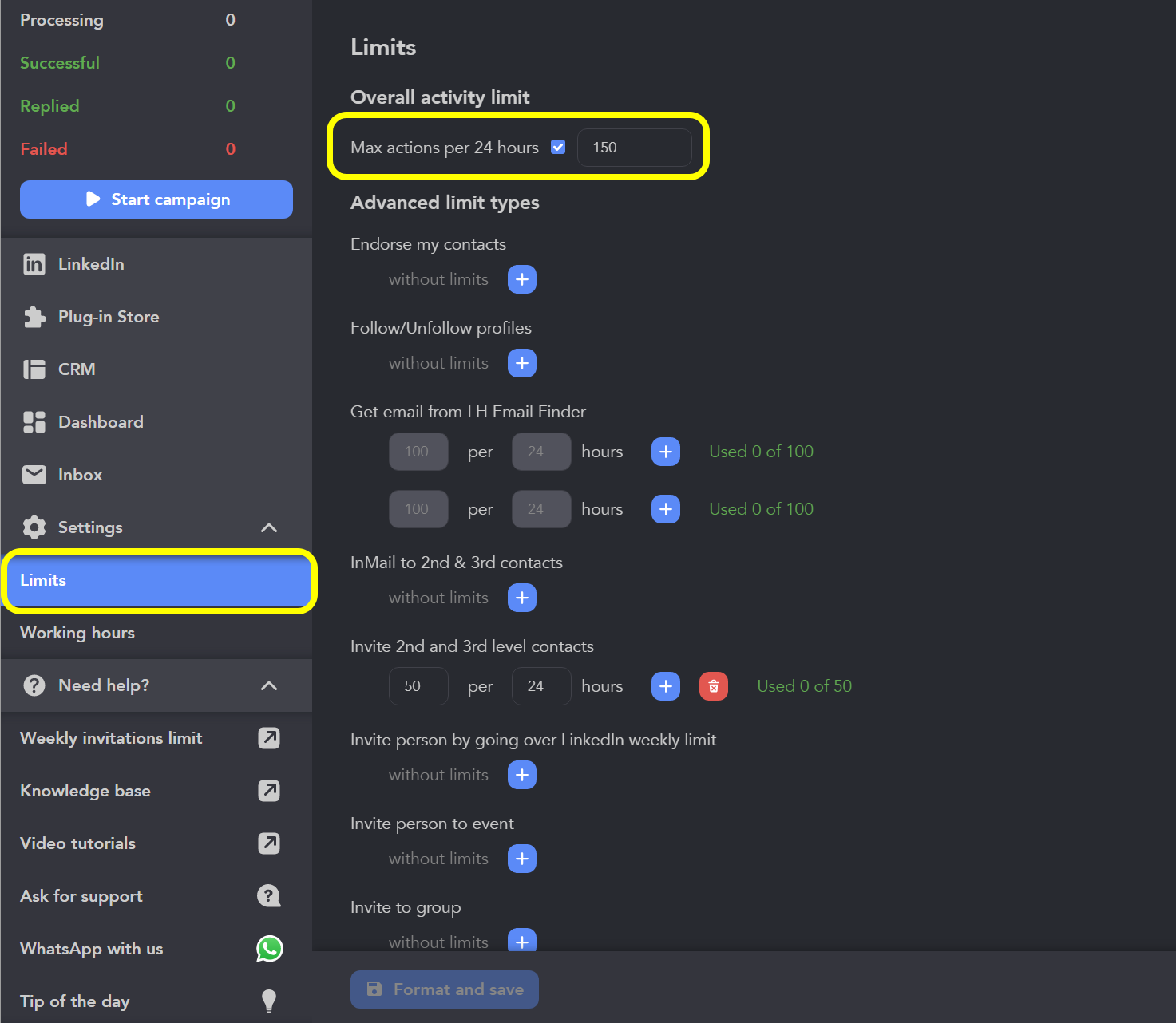 Incorrect connect response (429) – Linked Helper